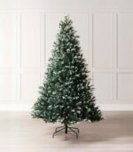 Sapin de Noël evergreen aux pointes enneigées