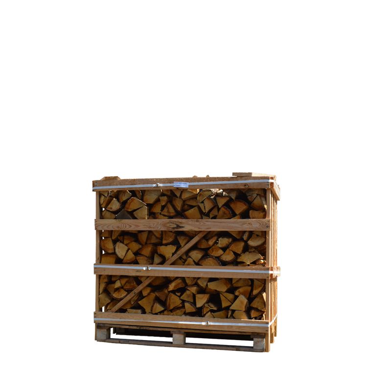 Caisse de bois de chauffage en chêne ultra sec – 1,1 m³